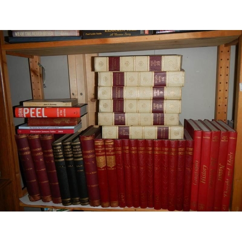 681 - A large lot of various fiction and non fiction books including encylopadia's, reference etc., COLLEC... 