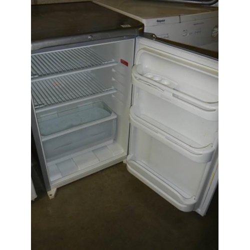 764 - A silver coloured fridge, COLLECT ONLY.