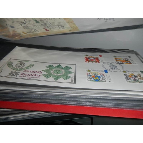 796 - Four albums containing some first day covers etc.,