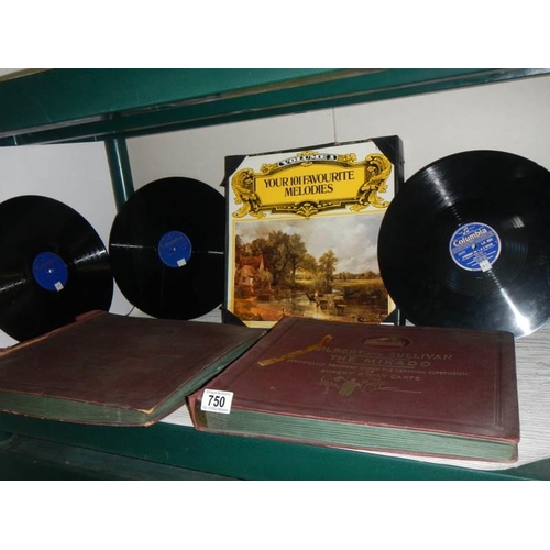 750 - A quantity of 78 rpm records.