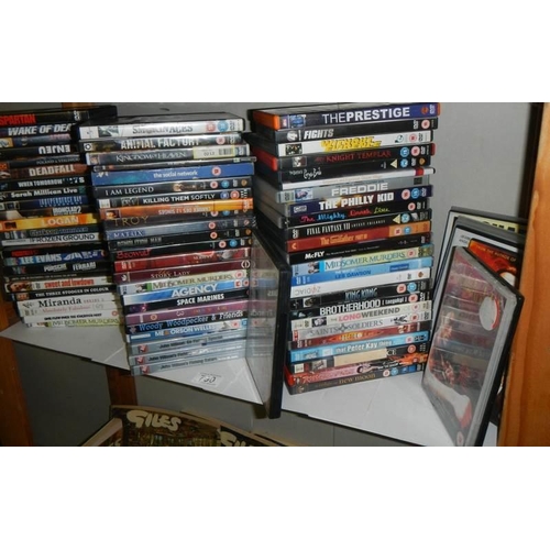 790 - A quantity of asorted DVD's.