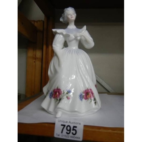 795 - A Royal Doulton figurine 'August'.