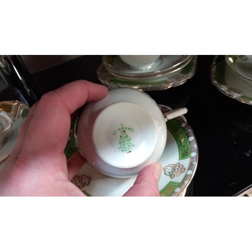 39 - A 37 piece vintage 'St Michael' tea set,  COLLECT ONLY