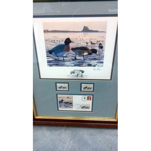 106 - A set of 7 framed & glazed limited edition Bruce Pearson duck stamp prints, all No: 35/200