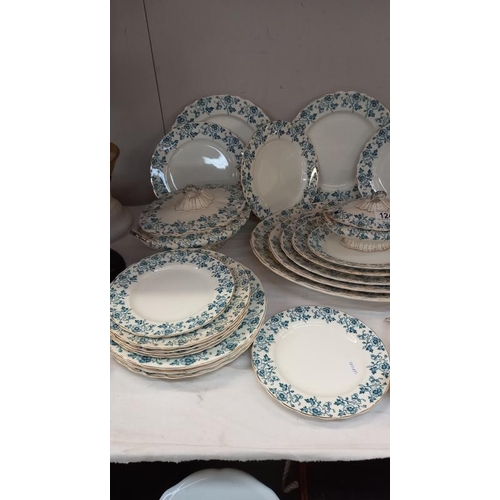 124 - Approximately a 38 piece vintage dinner set 'Ascot' by Burslem. COLLECT ONLY