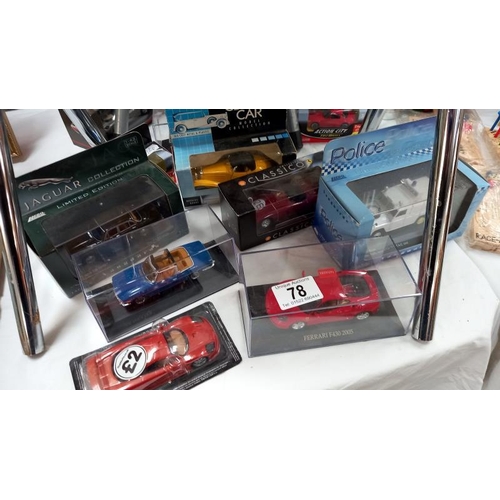 78 - A quantity of die cast including Oxford, mini Champs & Vanguard etc.