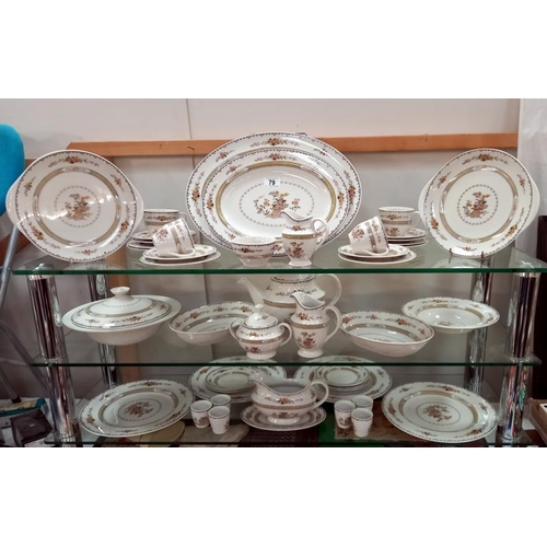 79 - A Royal Doulton Hamilton dinner service. COLLECT ONLY