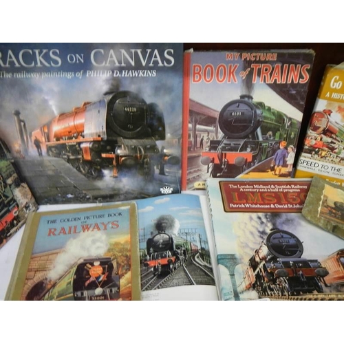 836 - A quantity of mid 20th century steam train books.