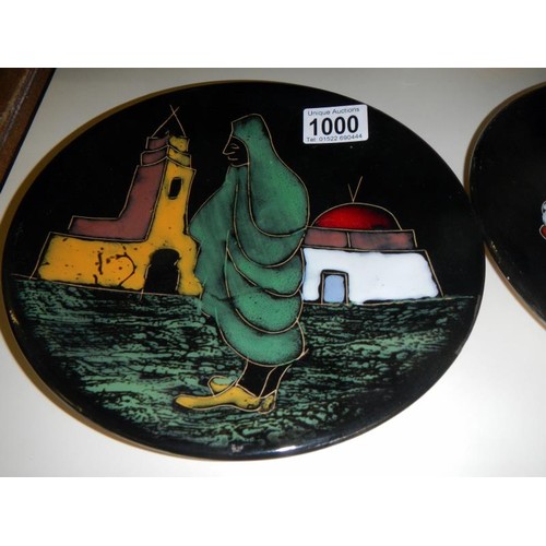 1000 - A pair of Spanish plates