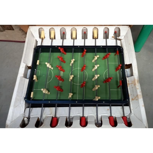 141 - A vintage boxed table soccer game by Tudor rose, completeness unchecked  COLLECT ONLY