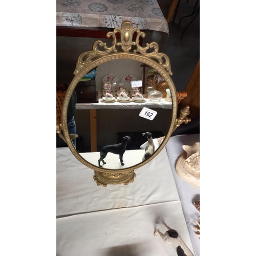 162 - A brass ormalu dressing table mirror COLLECT ONLY