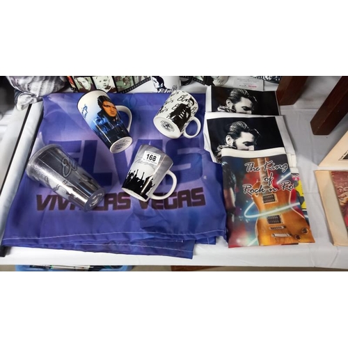 168 - A good selection of Elvis memorabilia