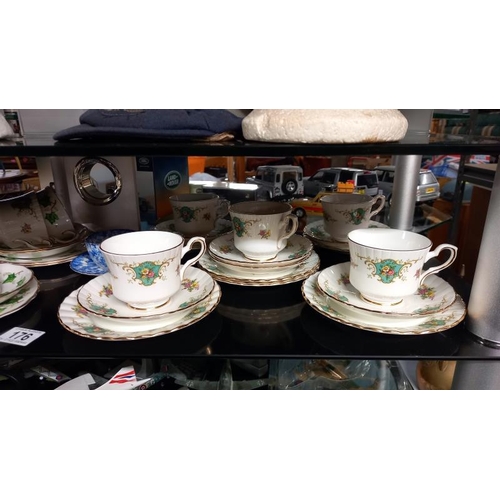 176 - A Colclough and a Royal Stafford bone china tea sets