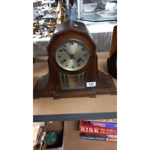 182 - 5 x 8 day mantle clocks for spares or repair COLLECT ONLY