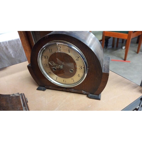 182 - 5 x 8 day mantle clocks for spares or repair COLLECT ONLY