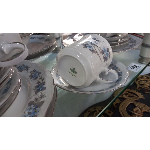 194 - A German bone china tea set,