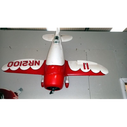 290B - A radio control ARTF GEE BEE + 1 racer with servos motor, controller lipo and 1 other radio equipmen... 