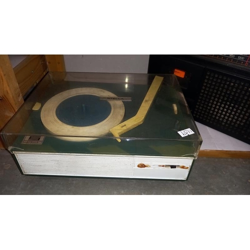 19 - A Vintage Stella Battery Operated Record Player and Two Retro Radio Cassette players