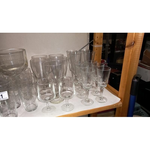 21 - A Selection of Drinking Glasses