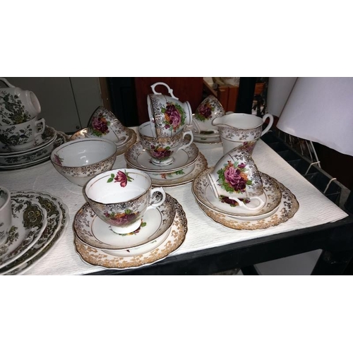 40 - A Ridgway and a Dobany Tea Set