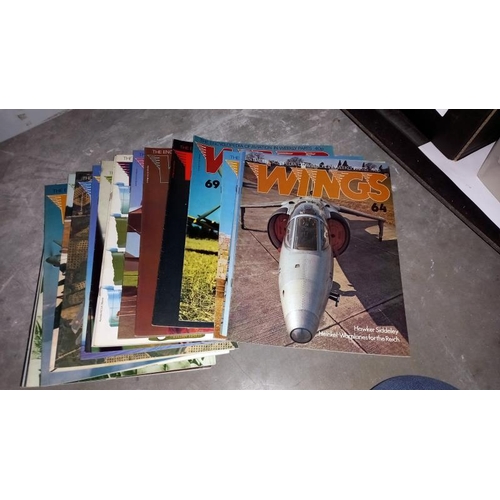 65 - A Box of Wings Magazines and Aircrafts