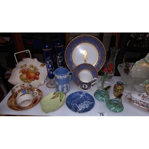 75 - A Selection of Pottery and Porcelain Including Carlton Ware, Wedgwood etc