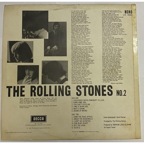 2 - The Rolling Stones, No 2 Decca Red 2/A Both Sides, James Upton Cover Also Has Blind Man text