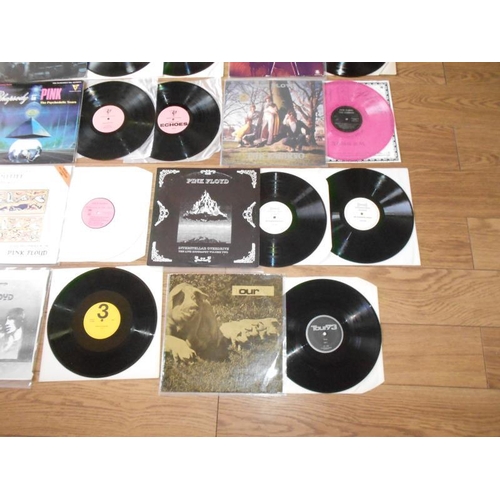 20 - Collection of very rare Pink Floyd bootleg and unofficial presses all in absolutely excellent to un-... 