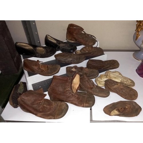 108 - A quantity of early vintage Children's shoes