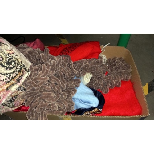 145 - A box of Vintage Scarfs