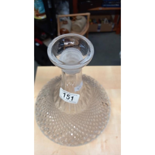 151 - A ship's style decanter