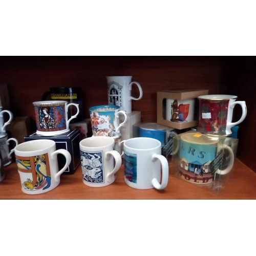 200 - A good selection of collectable mugs