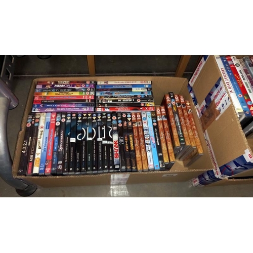 304 - 3 boxes of DVDs - Collection only