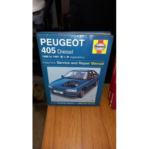 355 - A quantity of Haynes manuals including Mercedes-Benz C-Class