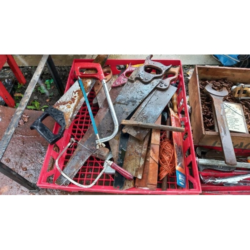 447 - A large lot of garage tools etc. COLLECT ONLY