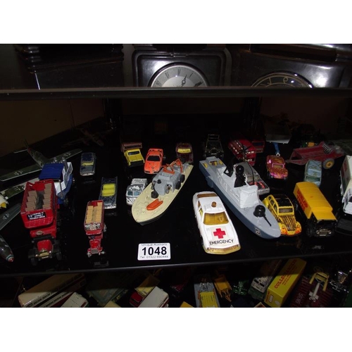 1048 - A good lot of mixed diecast including Dinky, Matchbox etc