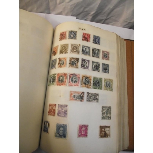 1022 - A stamp album containing some stamps