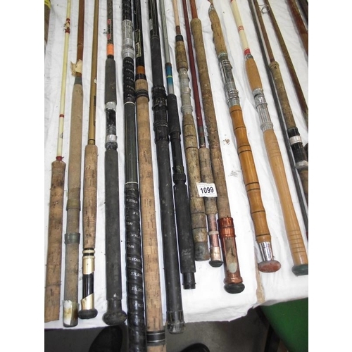 1099 - A good collection of fishing rods