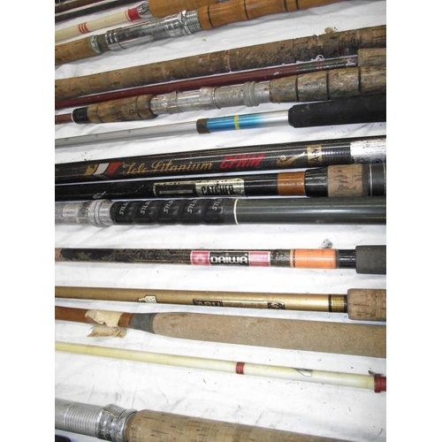 1099 - A good collection of fishing rods