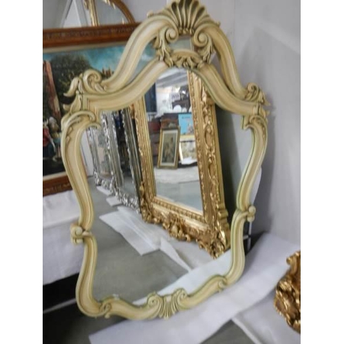 2659 - A French style framed mirror, COLLECT ONLY.