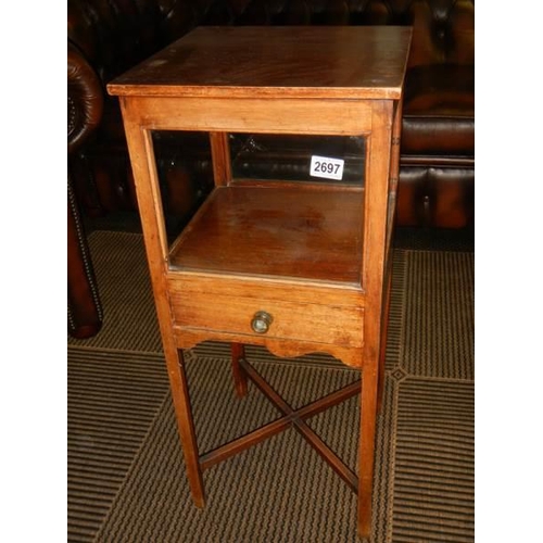 2697 - A Victorian mahogany wash stand, COLLECT ONLY.