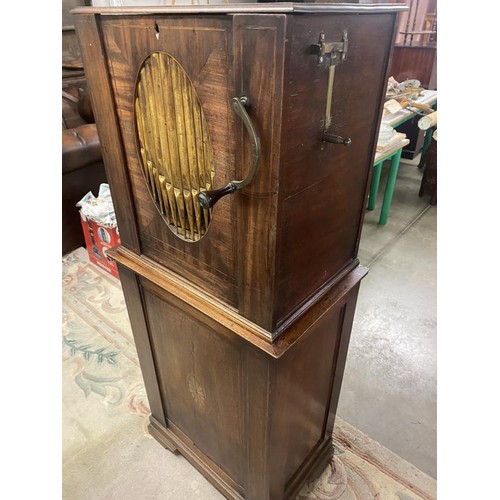 2683 - A rare parlour organ by John Pistor, London, circa 1780-1800 with three barrels, bellows in good ord... 