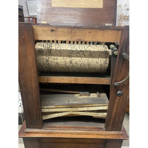 2683 - A rare parlour organ by John Pistor, London, circa 1780-1800 with three barrels, bellows in good ord... 