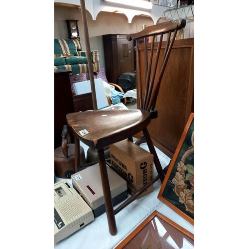 1334 - A Victorian stick back chair, COLLECT ONLY