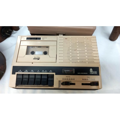 1335 - A Vintage Acorn computer cassette player & boxed Rokuwa editor G