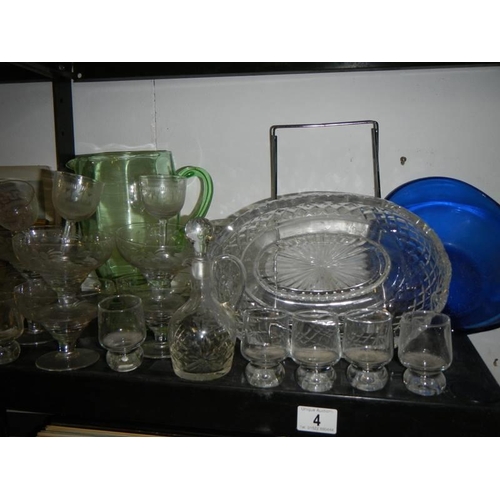 4 - A mixed lot of glass ware, some boxed, COLLECT ONLY.