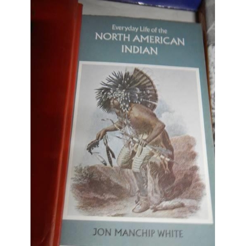 40 - A quantity of books relating to native American indians.