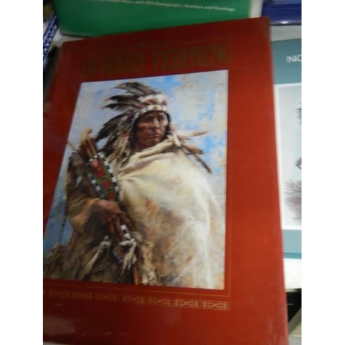 40 - A quantity of books relating to native American indians.