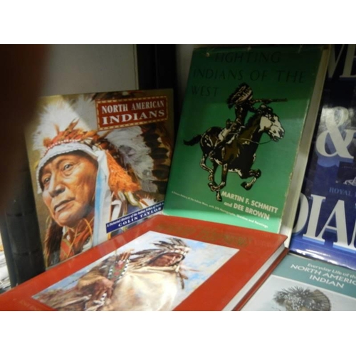 40 - A quantity of books relating to native American indians.