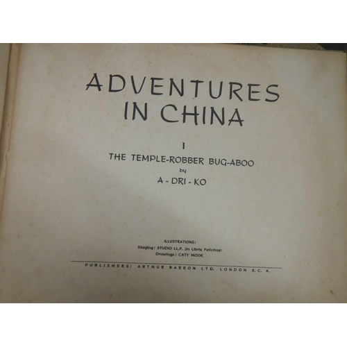 58 - An early 20th century copy of 'Adventures in China' including coloured plates.